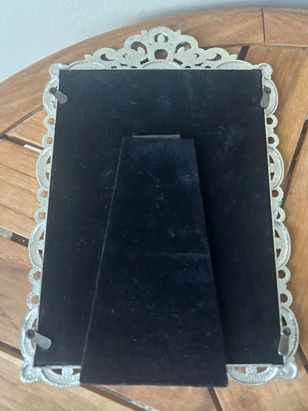 NOS 5”x7” Picture Frame Rhinestone Crystal Ornate Photo Frame Tabletop